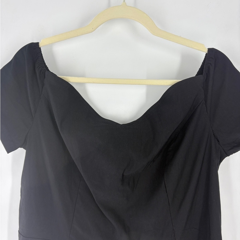 GRACE KARIN Women Black Off Shoudler Cocktail Dress Fit & Flare Unlined - Picture 3 of 5